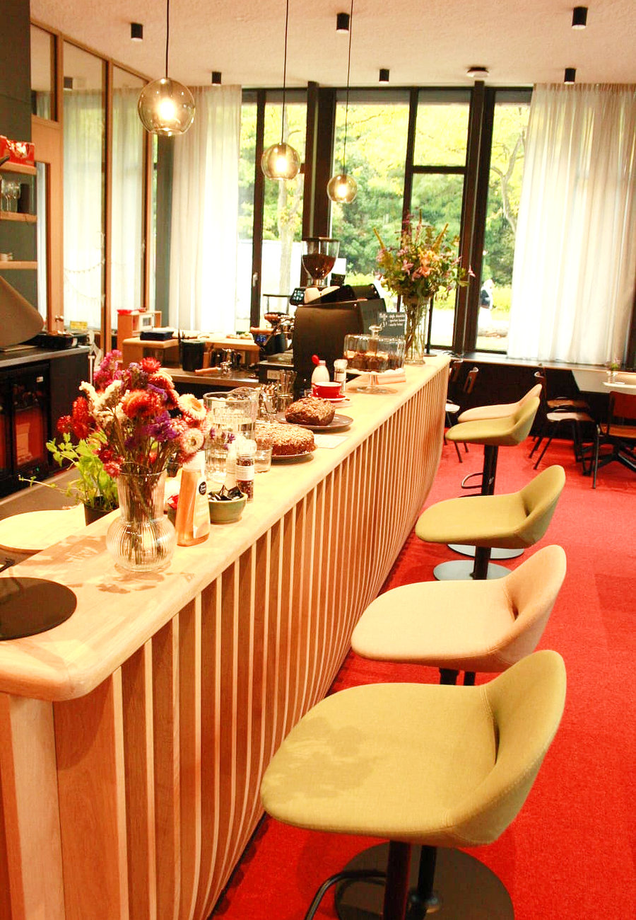 Felix café genieten met koffie